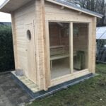 N.E. Madsen bygger sauna